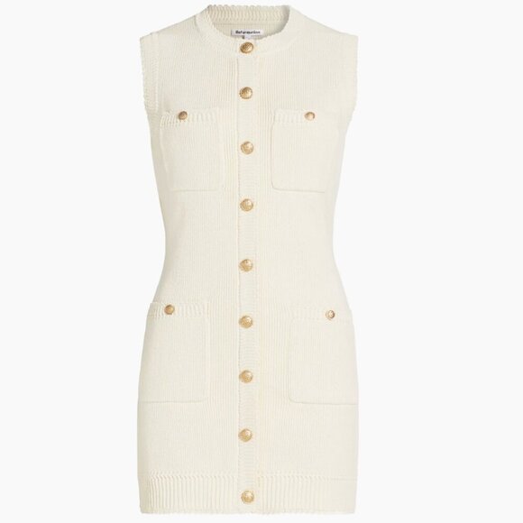 Reformation Dresses & Skirts - Reformation Catalina 100% Organic Cotton Knit Minidress Size M